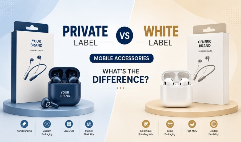 Private Label vs White Label Mobile Accessories: What’s the Difference?